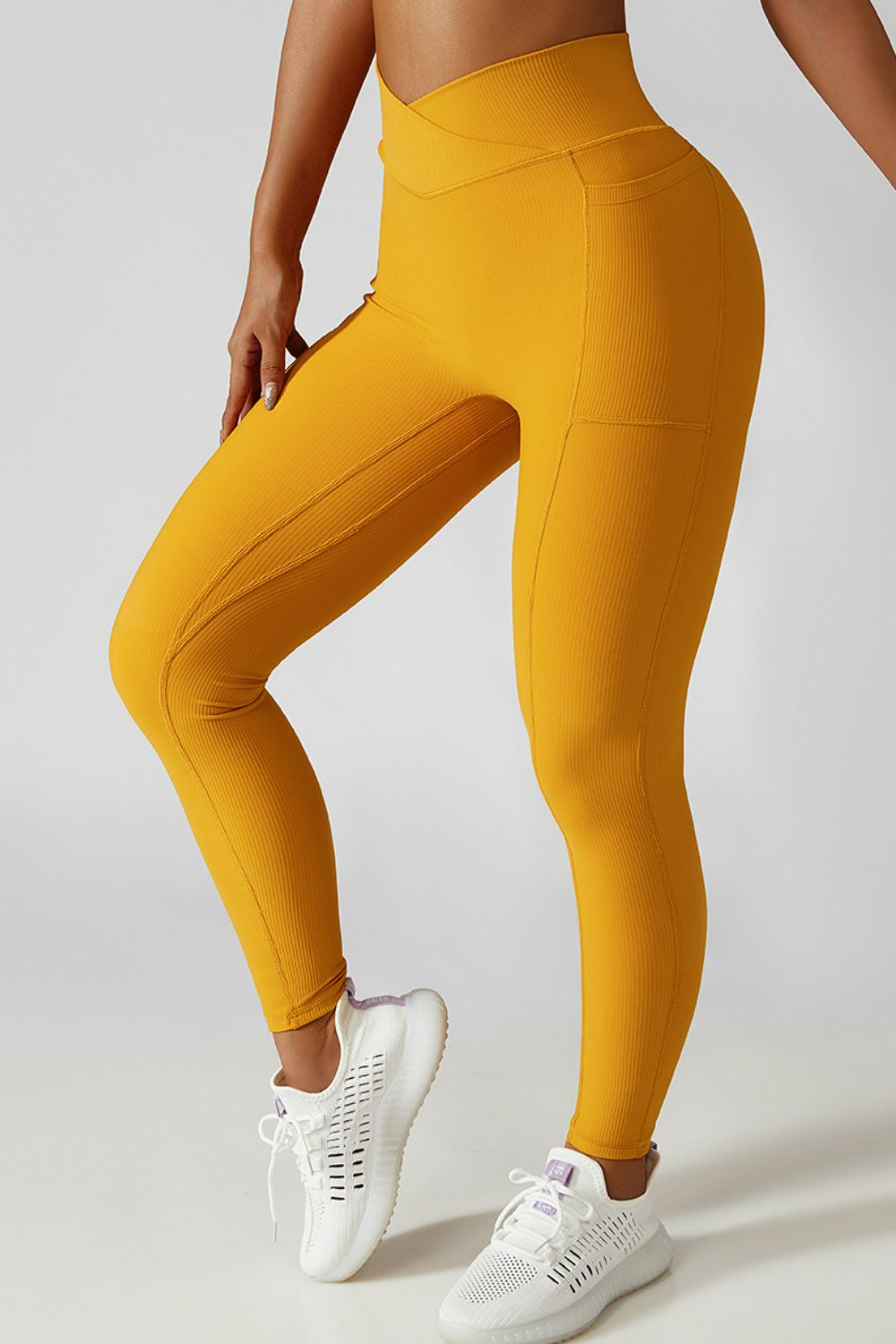 Basic Bae Crossover Waist Active Leggings - Parsifale