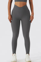 Basic Bae Crossover Waist Active Leggings - Parsifale