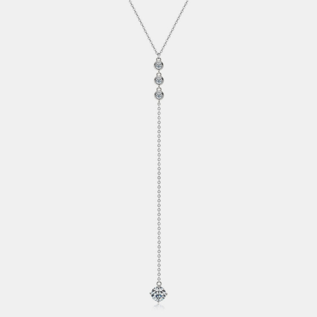 Women's Drop Necklace | Sterling Silver Drop Necklace | Parsifale