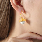 Bead Dangle Earrings | Gold Plated Earrings | Parsifale