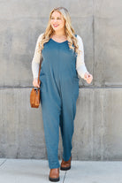 Double Take Full Size Sleeveless Straight Jumpsuit - Parsifale