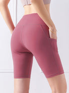 Pocketed High Waist Active Shorts - Parsifale