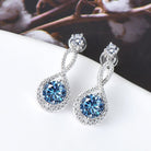 Crystal Stud Earrings | Sterling Silver Earrings | Parsifale