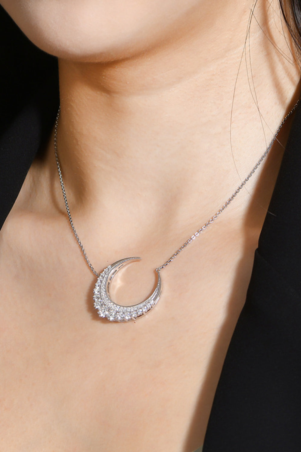 Cute Moon Necklace | Moon Shape Pendant | Parsifale