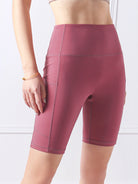 Pocketed High Waist Active Shorts - Parsifale