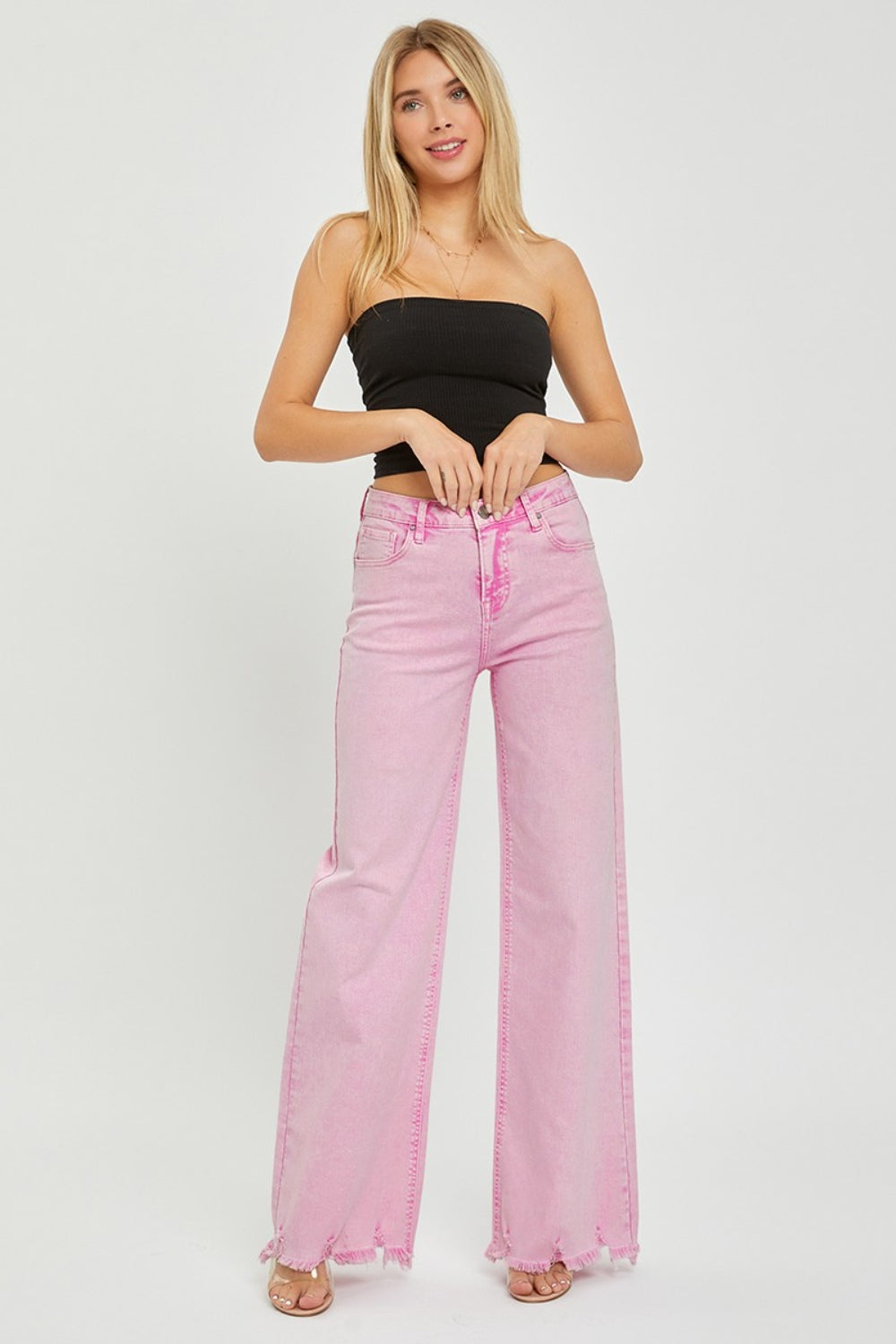 RISEN High Rise Wide Leg Jeans - Parsifale