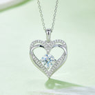 Heart Pendant Necklace | Sterling Silver Heart Necklace | Parsifale