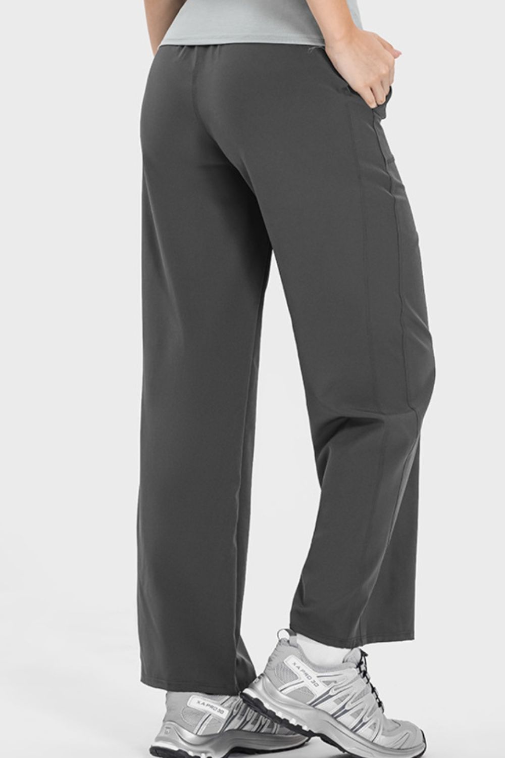 Drawstring Pocketed Active Pants - Parsifale