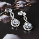 Crystal Stud Earrings | Sterling Silver Earrings | Parsifale