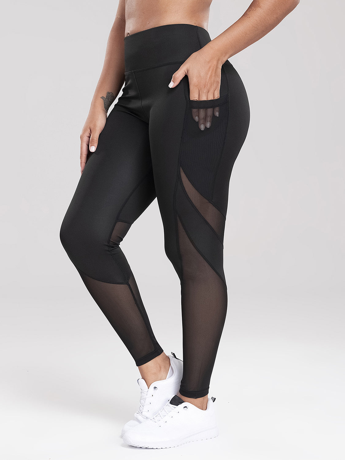 Pocketed High Waist Active Leggings - Parsifale