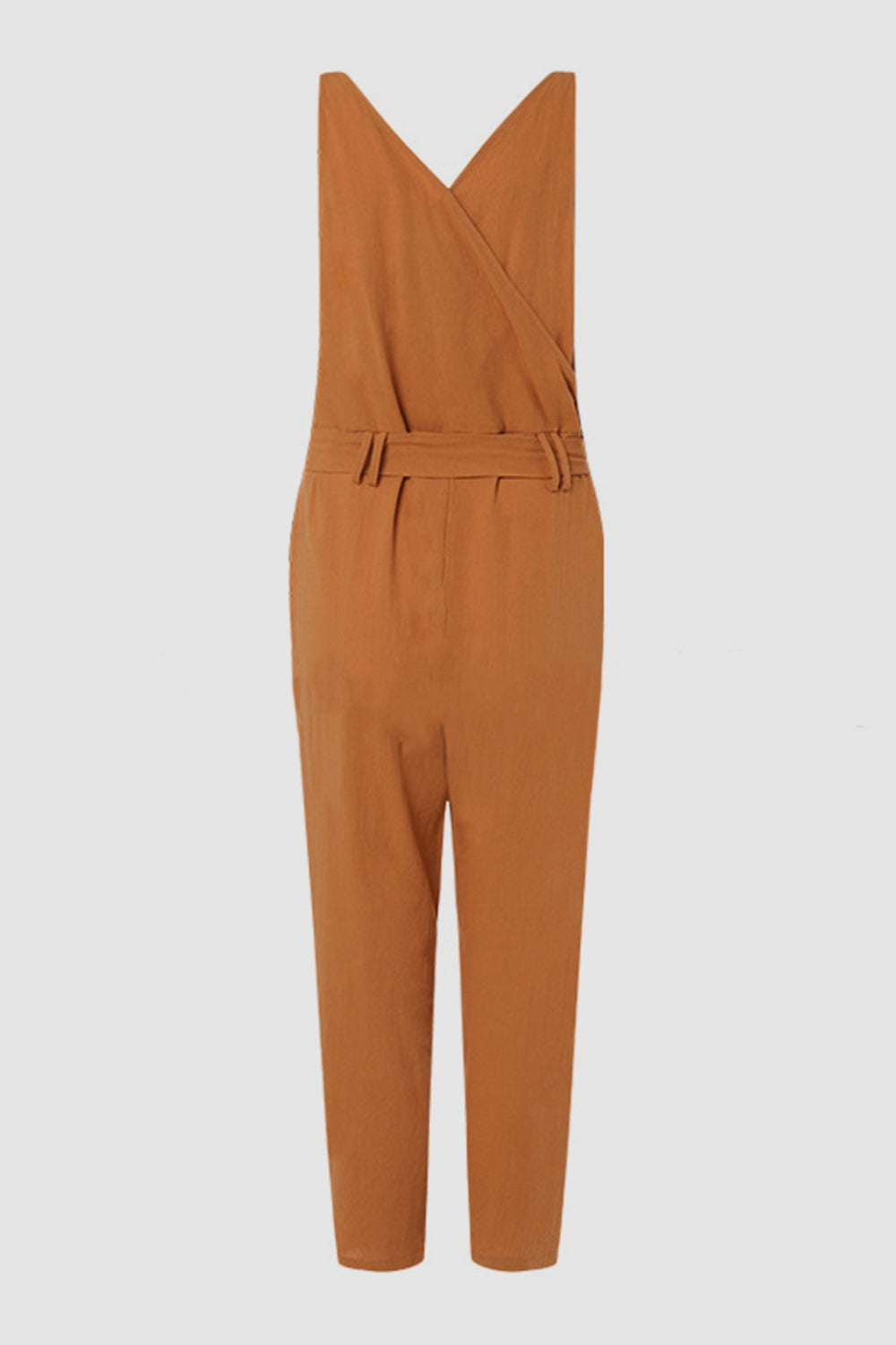 Full Size Surplice Sleeveless Jumpsuit - Parsifale