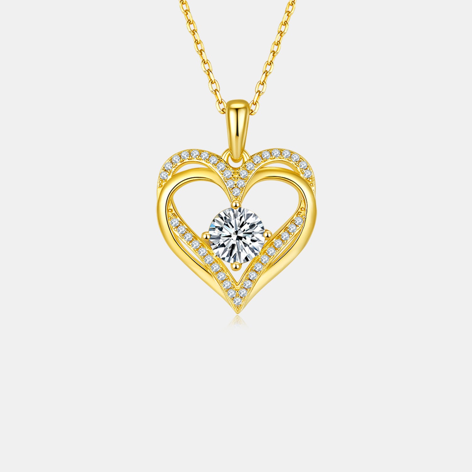 Heart Pendant Necklace | Sterling Silver Heart Necklace | Parsifale