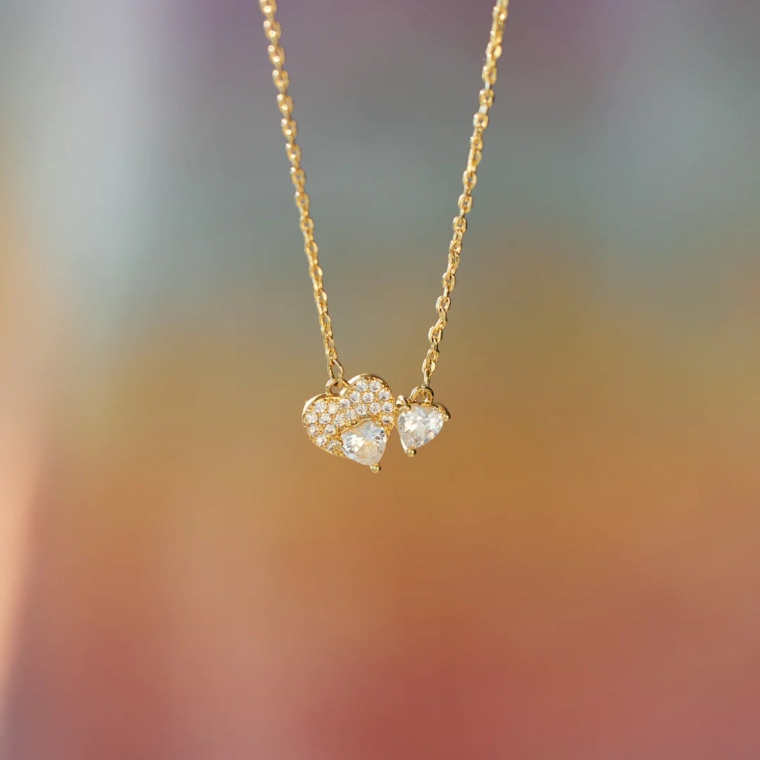 Gold Plated Heart Necklace | Heart Necklace | Parsifale