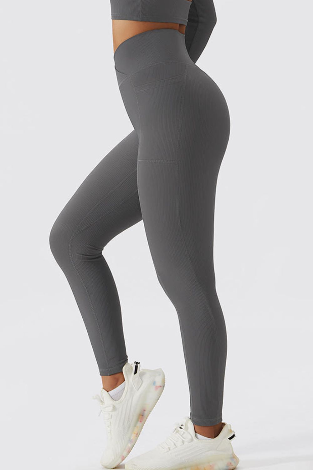 Basic Bae Crossover Waist Active Leggings - Parsifale