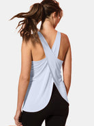 Crisscross Scoop Neck Active Tank - Parsifale