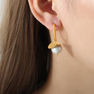 Bead Dangle Earrings | Gold Plated Earrings | Parsifale