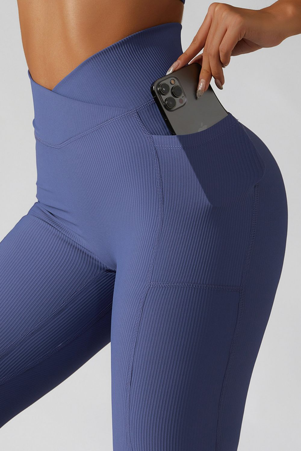 Basic Bae Crossover Waist Active Leggings - Parsifale