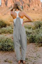 Double Take Full Size V-Neck Sleeveless Jumpsuit with Pockets - Parsifale