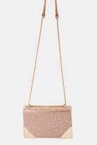 Fame Rhinestone Studded Rectangle Crossbody Bag - Parsifale