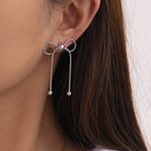 Stainless Steel Bow Earrings - Parsifale