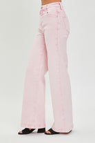 RISEN Full Size High Rise Tummy Control Wide Leg Jeans - Parsifale