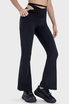 Tied Mid-Rise Waist Active Pants - Parsifale