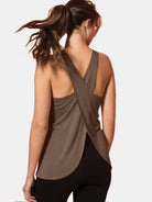 Crisscross Scoop Neck Active Tank - Parsifale