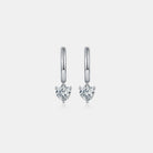 Women's Heart Earrings | Sterling Silver Heart Earrings | Parsifale