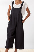 Full Size Square Neck Wide Strap Jumpsuit - Parsifale