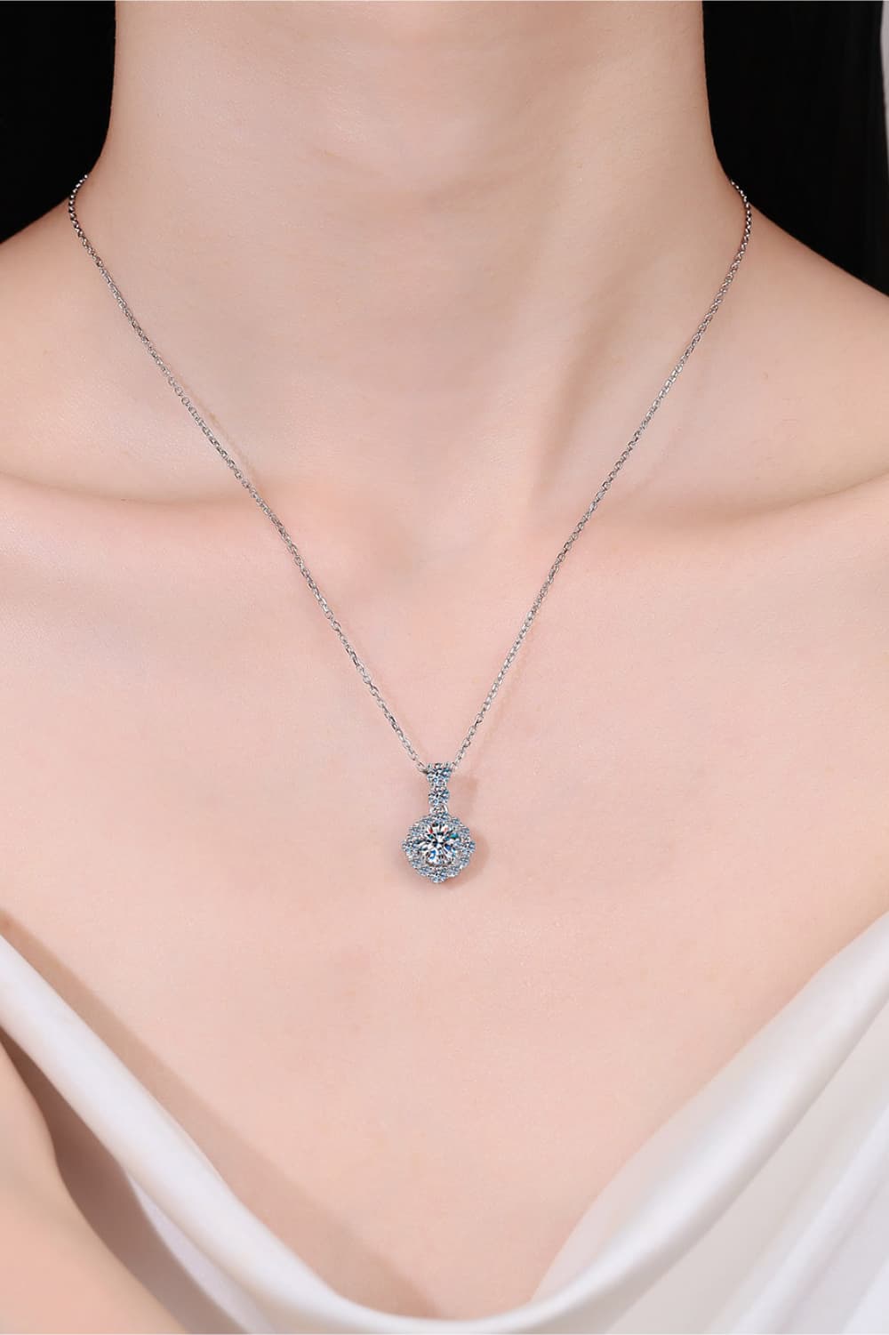 Women's Crystal Necklace | Sterling Silver Necklace | Parsifale