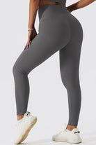 Basic Bae Crossover Waist Active Leggings - Parsifale