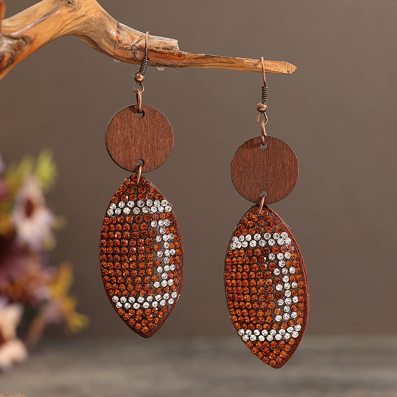 Rhinestone Dangle Earrings