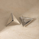 Stainless Steel 3D Triangle Earrings - Parsifale