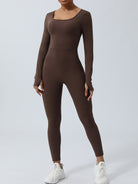 Twisted Backless Long Sleeve Jumpsuit - Parsifale