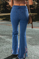 Embroidered Bootcut Jeans - Parsifale