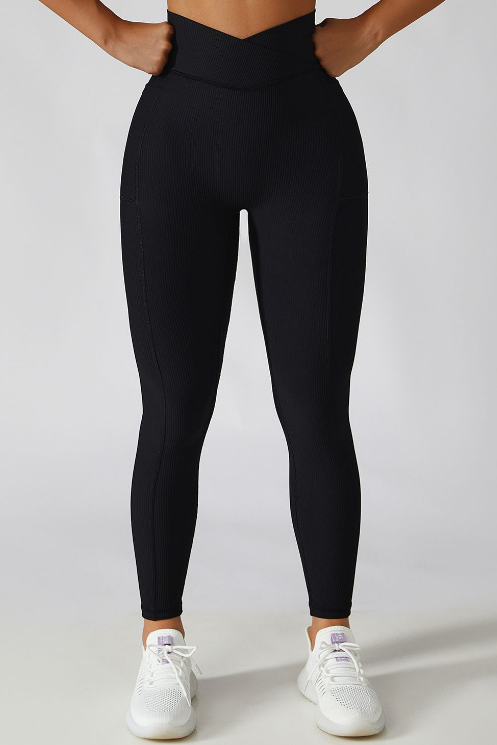 Basic Bae Crossover Waist Active Leggings - Parsifale