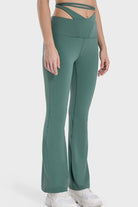 Tied Mid-Rise Waist Active Pants - Parsifale