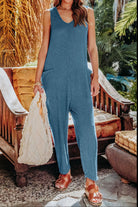 Double Take Full Size Sleeveless Straight Jumpsuit - Parsifale