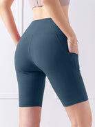 Pocketed High Waist Active Shorts - Parsifale