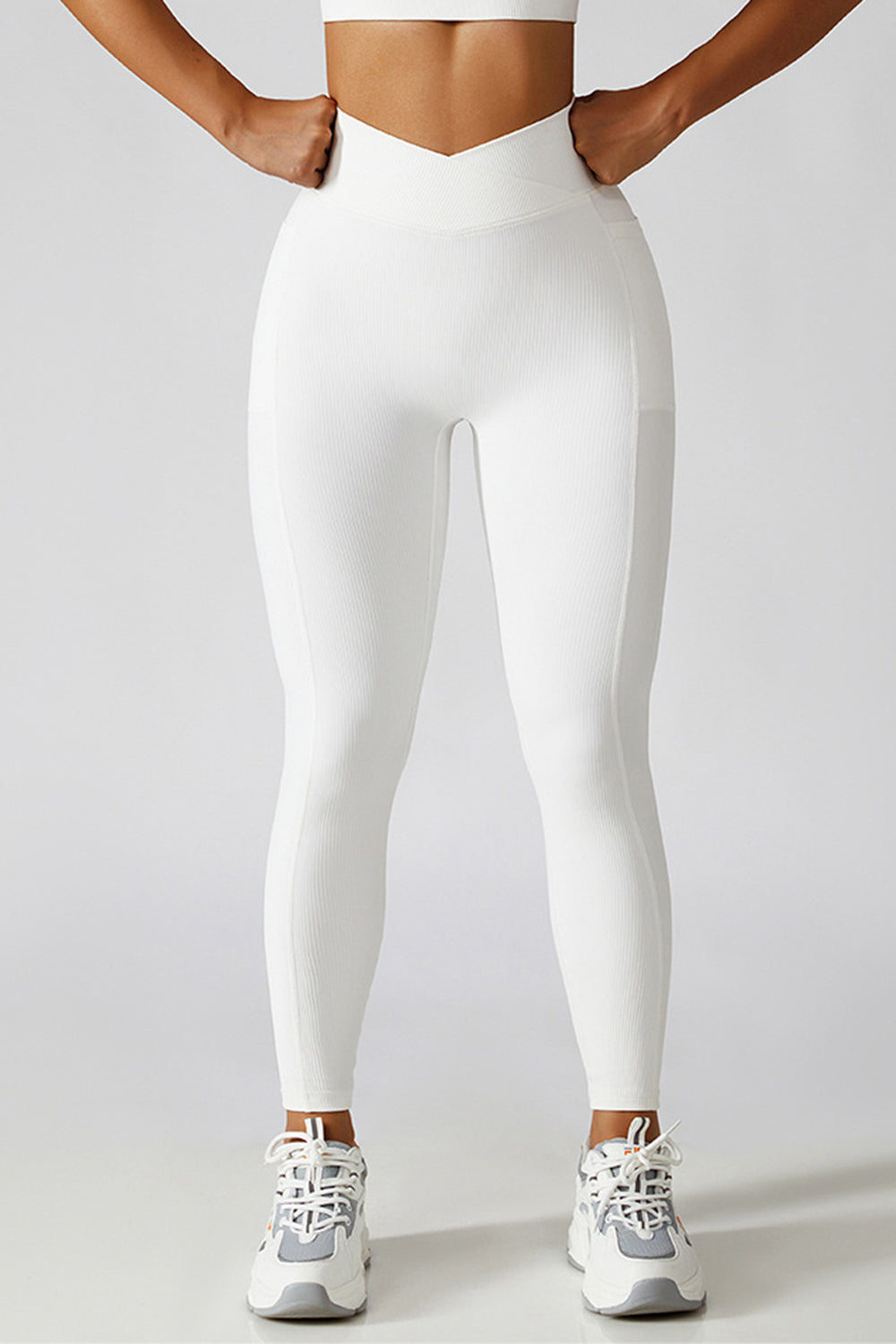 Basic Bae Crossover Waist Active Leggings - Parsifale