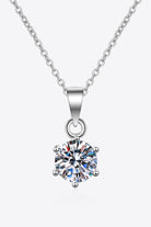 Women's Silver Necklace | Silver Crystal Necklace | Parsifale