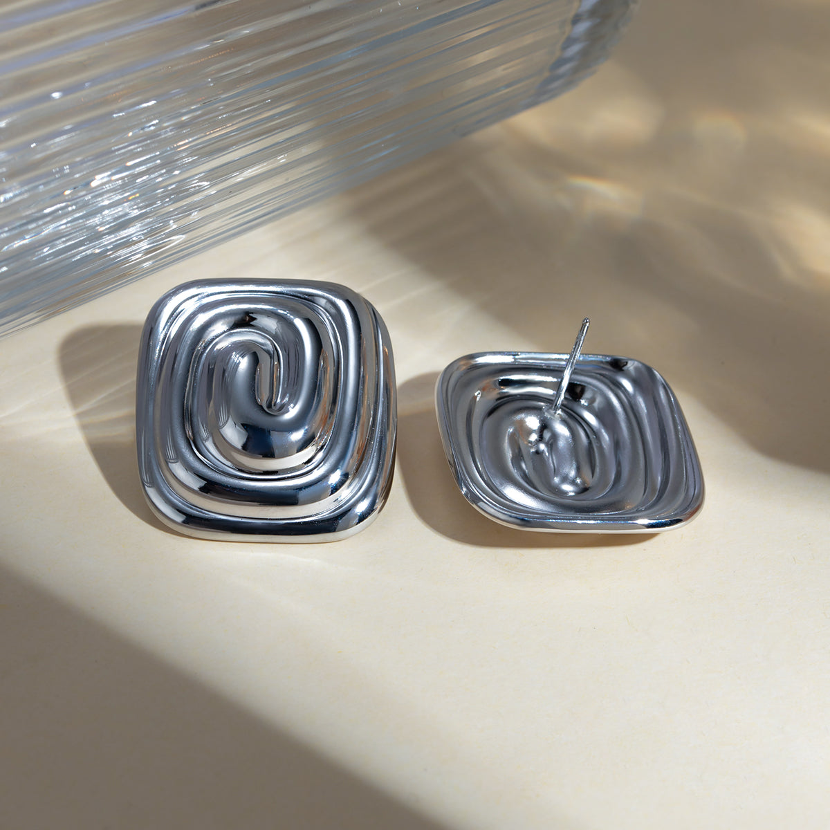 Stainless Steel Stud Earrings - Parsifale