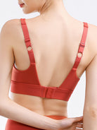 Scoop Neck Wide Strap Active Bra - Parsifale