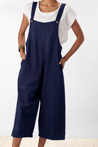 Full Size Square Neck Wide Strap Jumpsuit - Parsifale