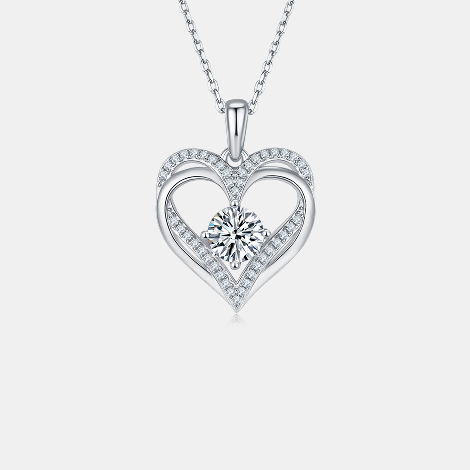 Heart Pendant Necklace | Sterling Silver Heart Necklace | Parsifale