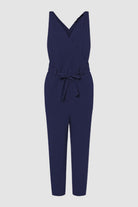 Full Size Surplice Sleeveless Jumpsuit - Parsifale