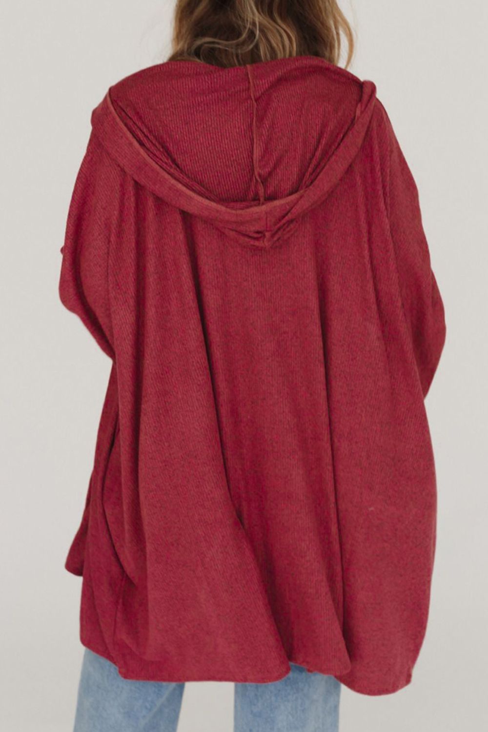 Open Front Hooded Cover Up - Parsifale