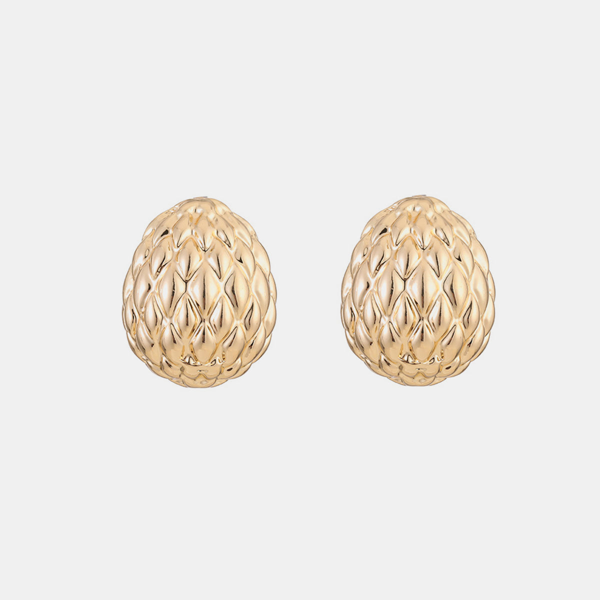 Gold-Plated Stud Earrings