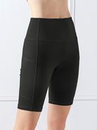 Pocketed High Waist Active Shorts - Parsifale